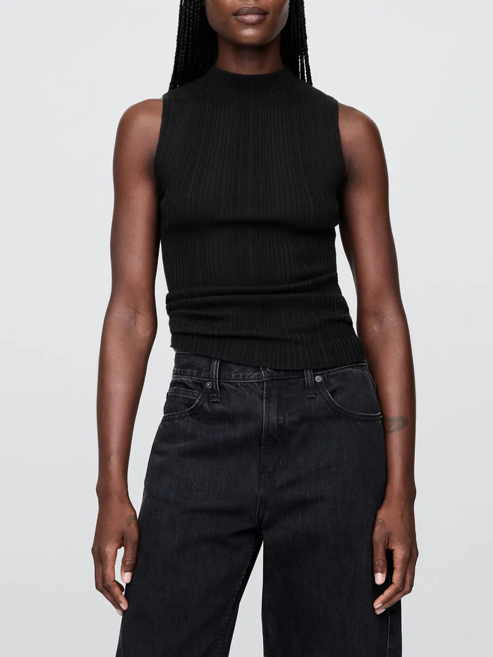 Long Ribbed Vest