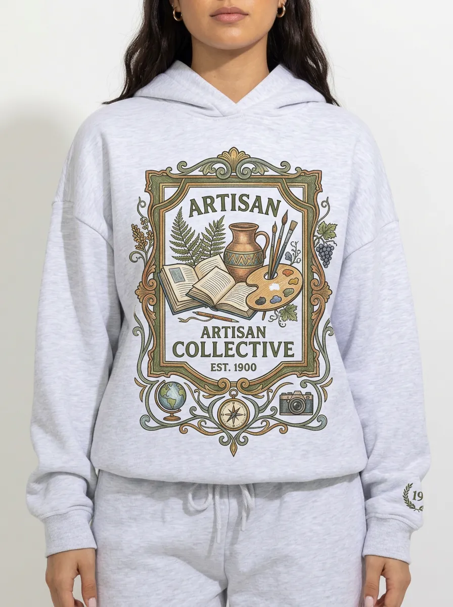 Women's Artisan Collective Creative Arts Graphic Hoodie