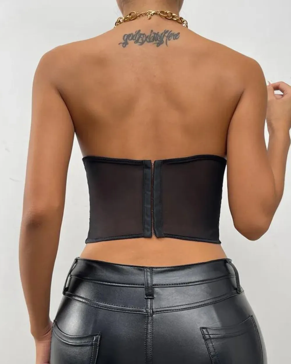 Strapless Corset-Style Longline Bra