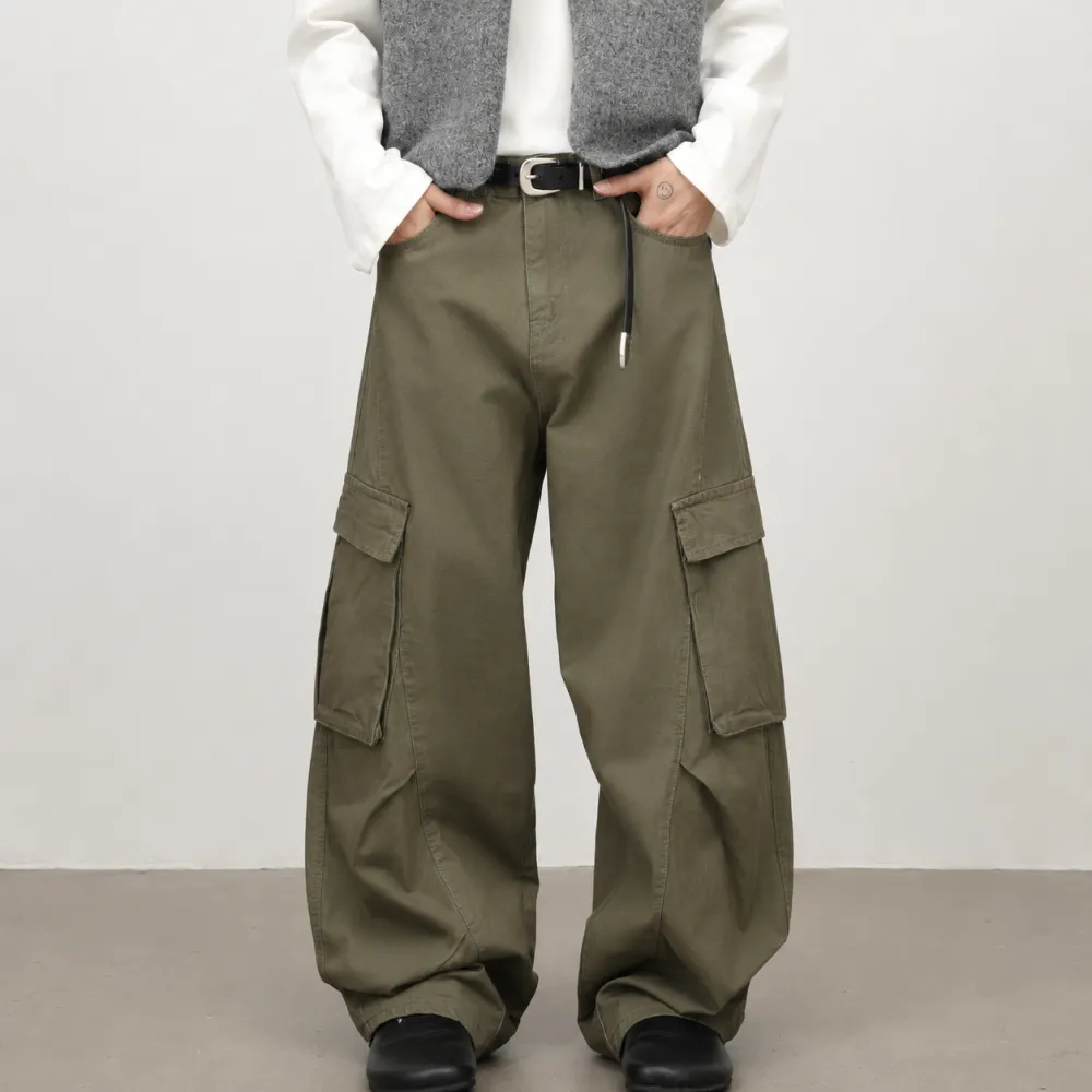 Multi-Pocket Casual Pants