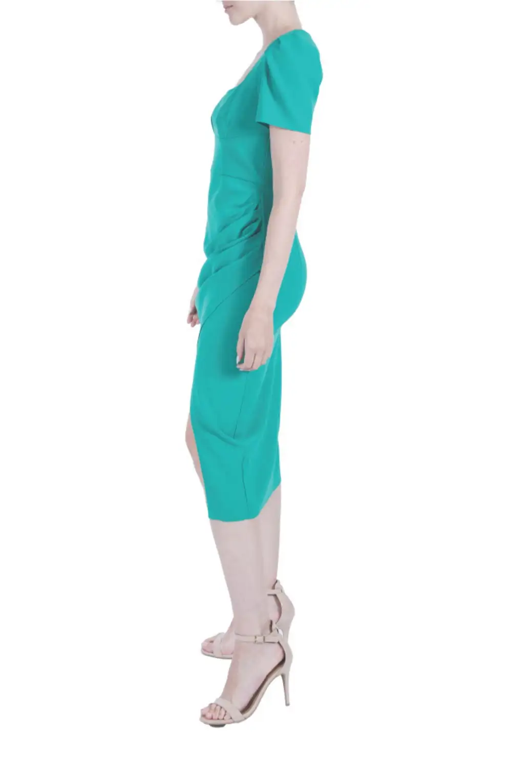 Short Sleeve Midi Day Dress