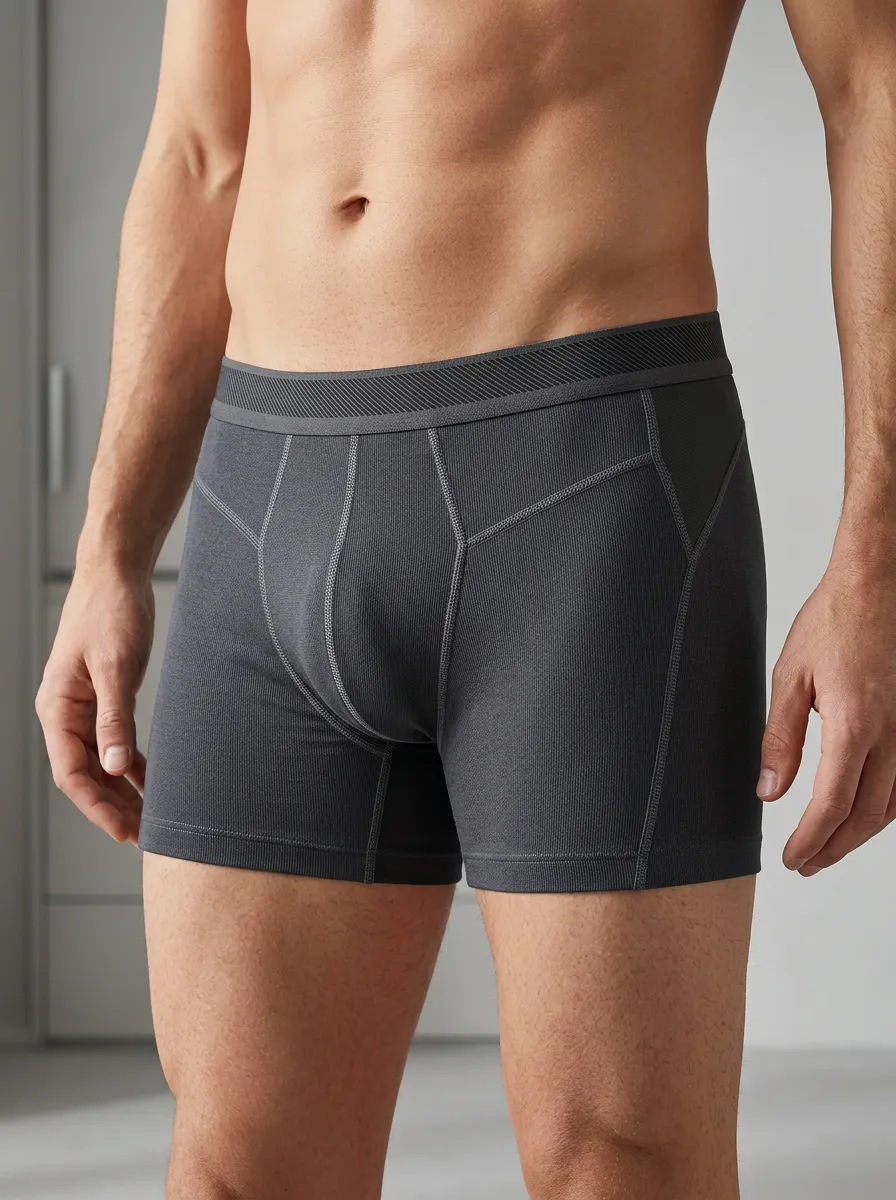 Urban Ribbed Silhouette Men's Boxer Briefs