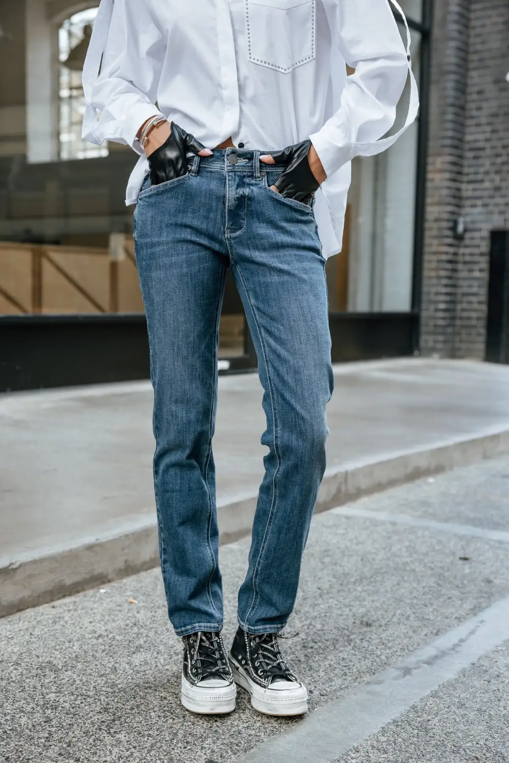 Women's Versatile Refined Denim Jeans