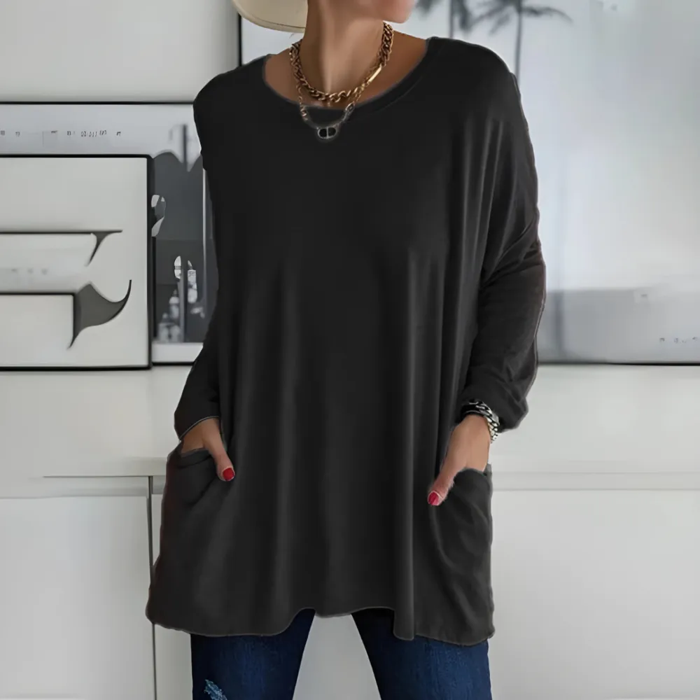  Relaxed Long Sleeve Top