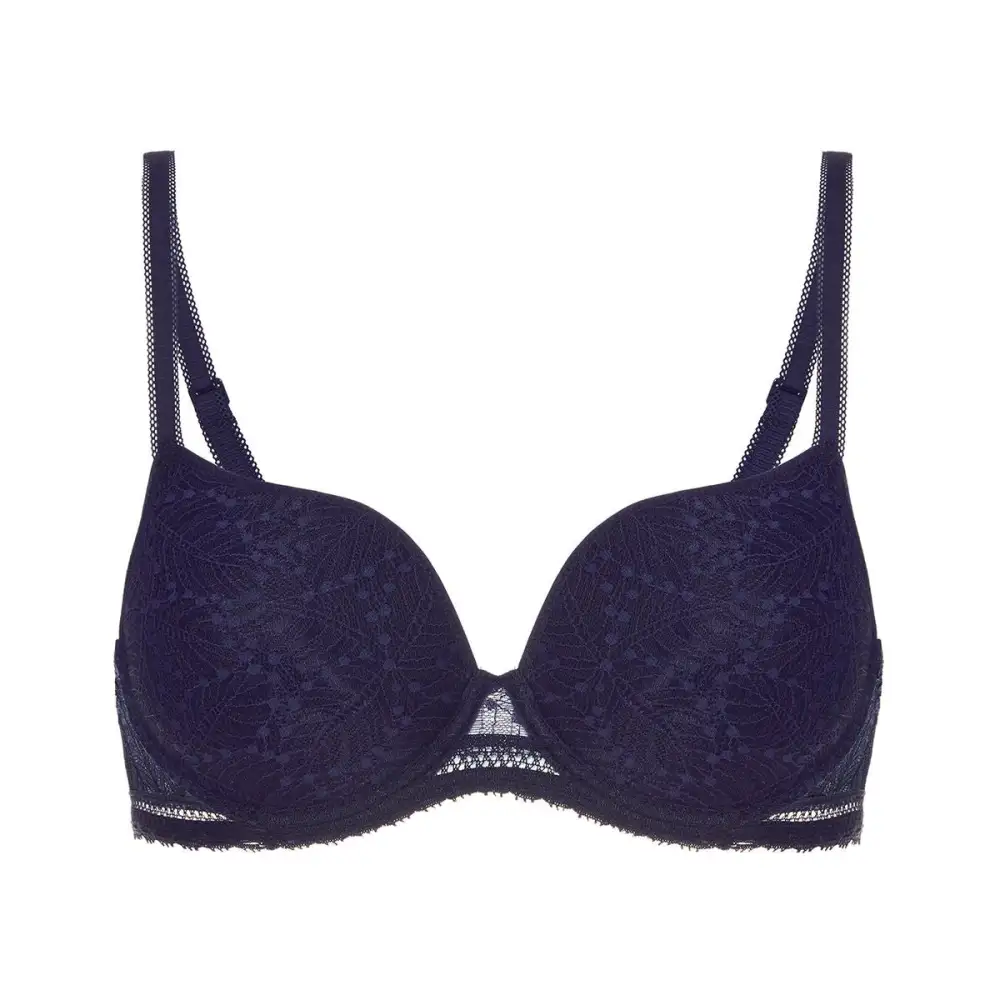 Women's Full Coverage Underwire Spacer Molded Seamless Lace Mesh Bra