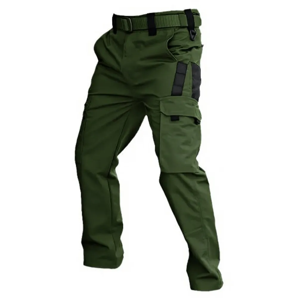 Men's Solid Color Tactical Work Pants