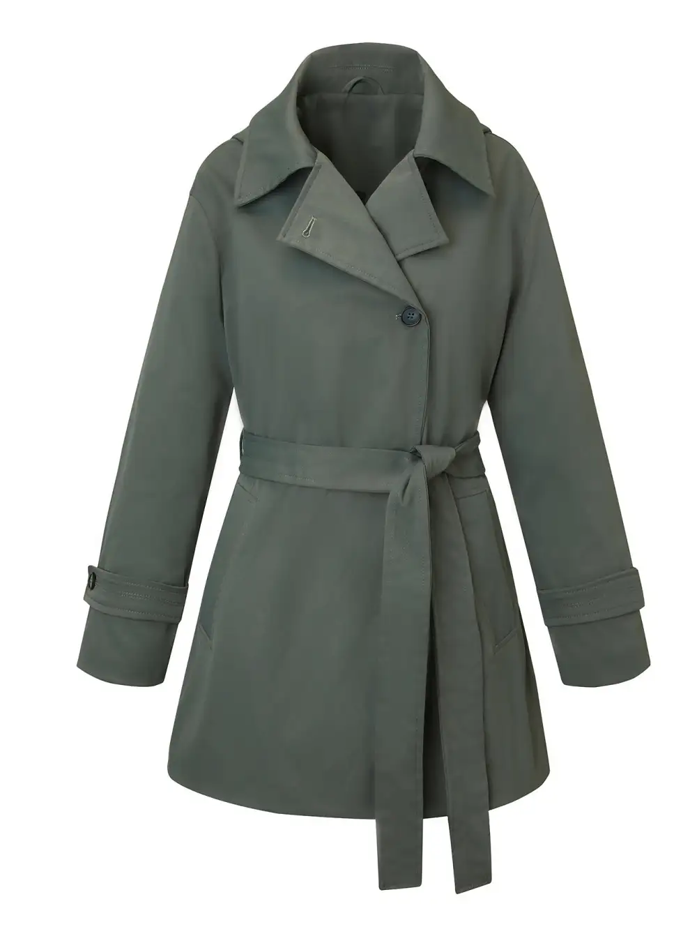 Classic Clean Line Trench Coat