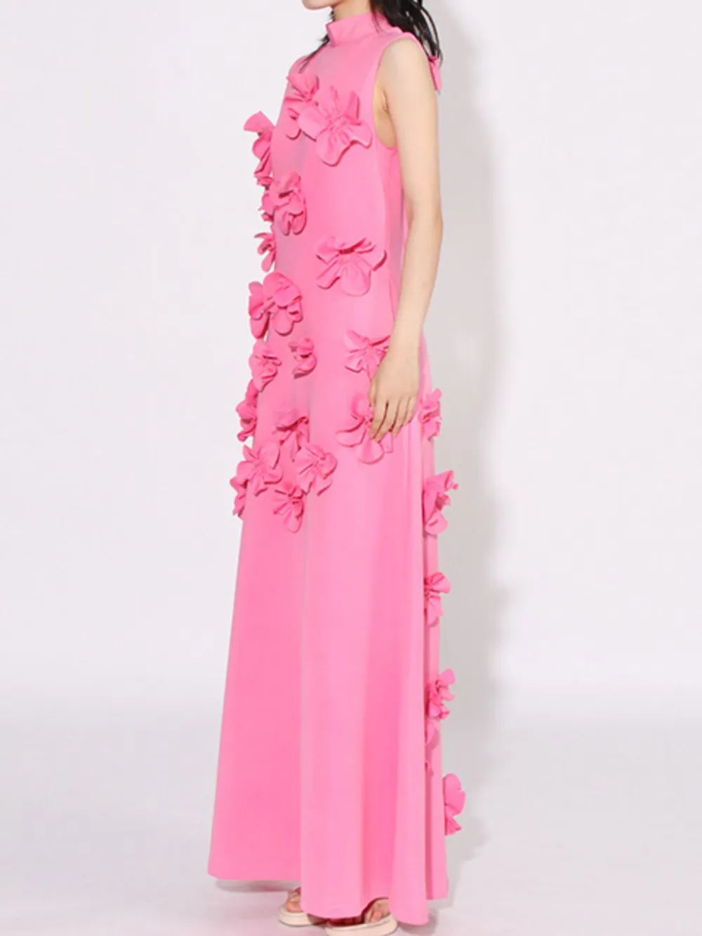 Floral Sleeveless Maxi Dress