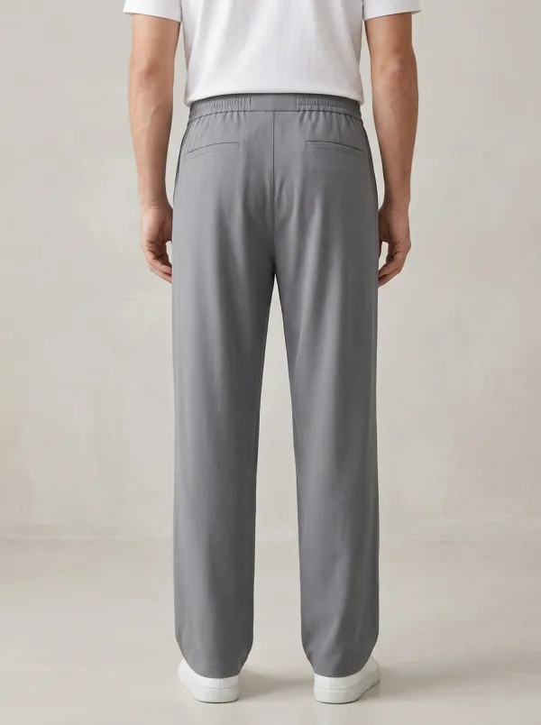 Men's Ice Silk Straight-Leg Minimalist Casual Pants