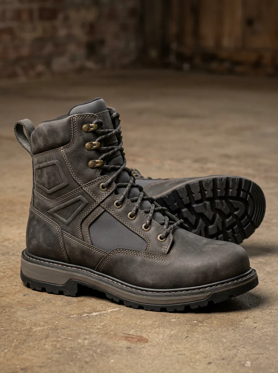 Men's Structured Tactical Work Boots