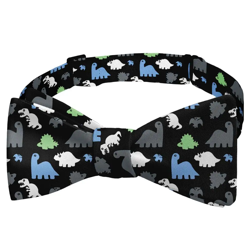 Dinosaur Pattern Bow Tie