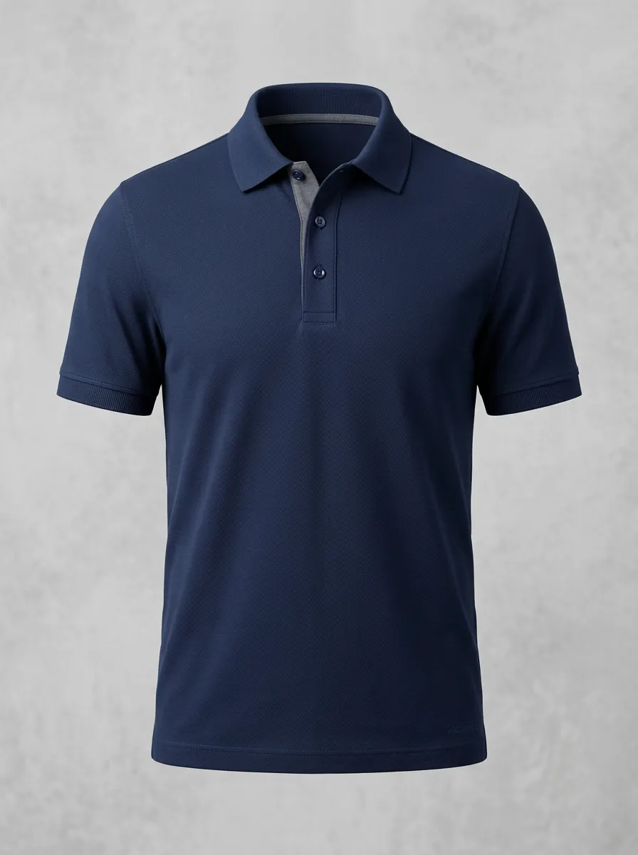 Refined Detailed Men's Polo Shirt