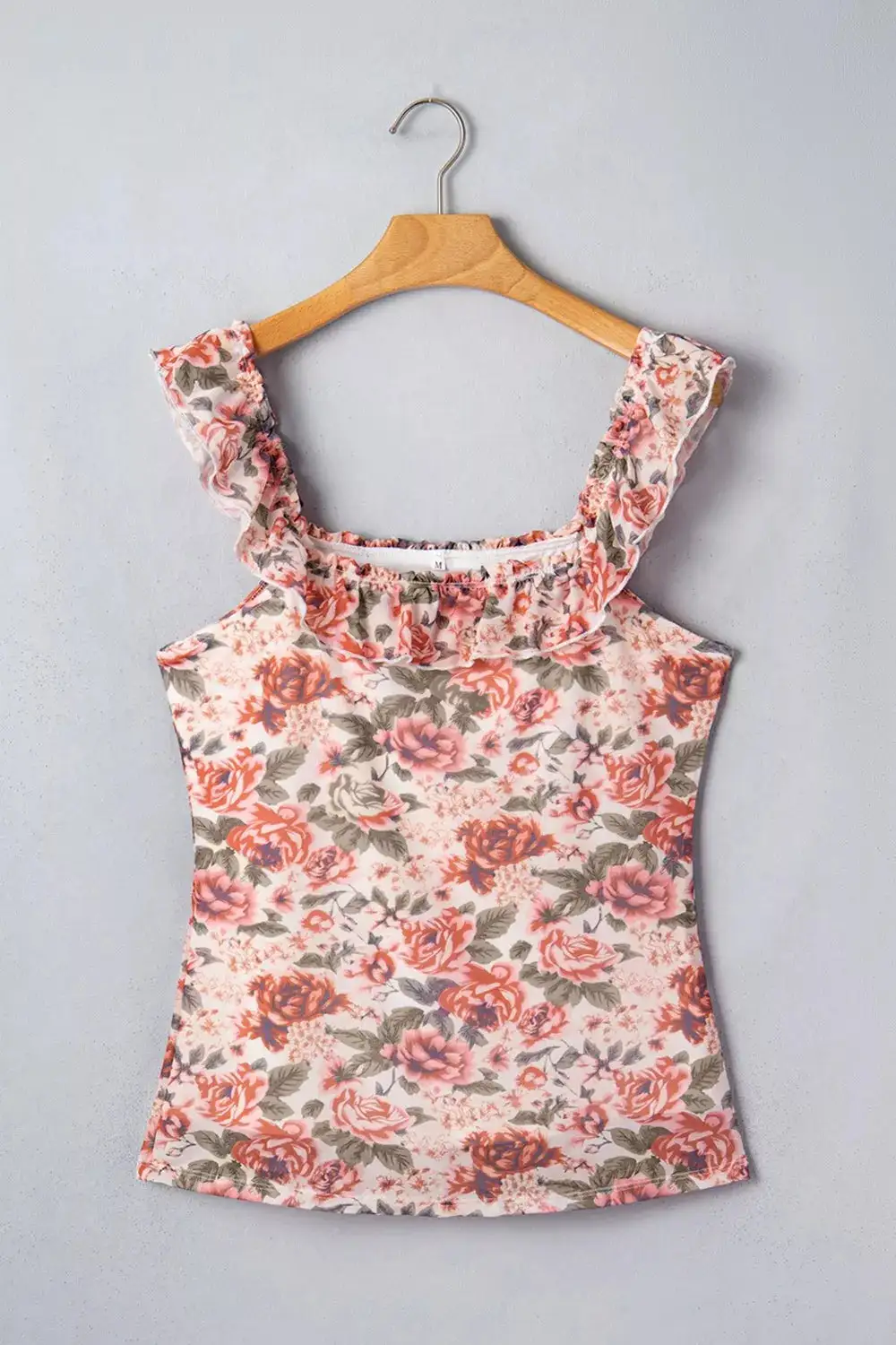 Ruffle Trim Tank