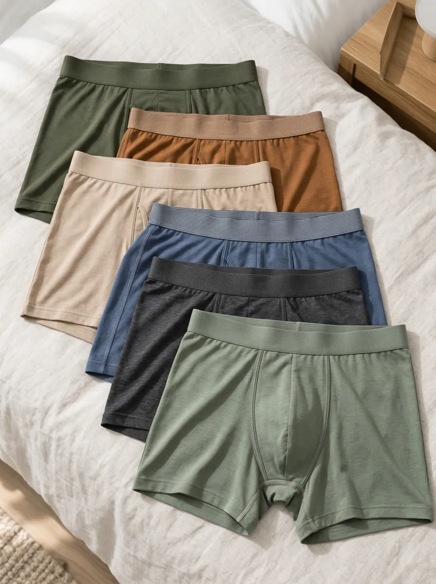 Men's Everyday Series Cotton Boxer Briefs Set