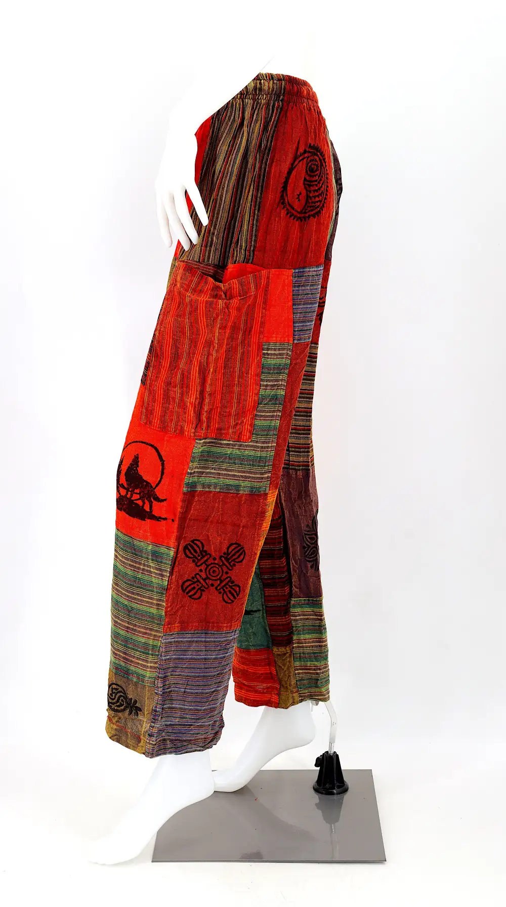 Women's Refined Harem Patchwork Geometric Pants