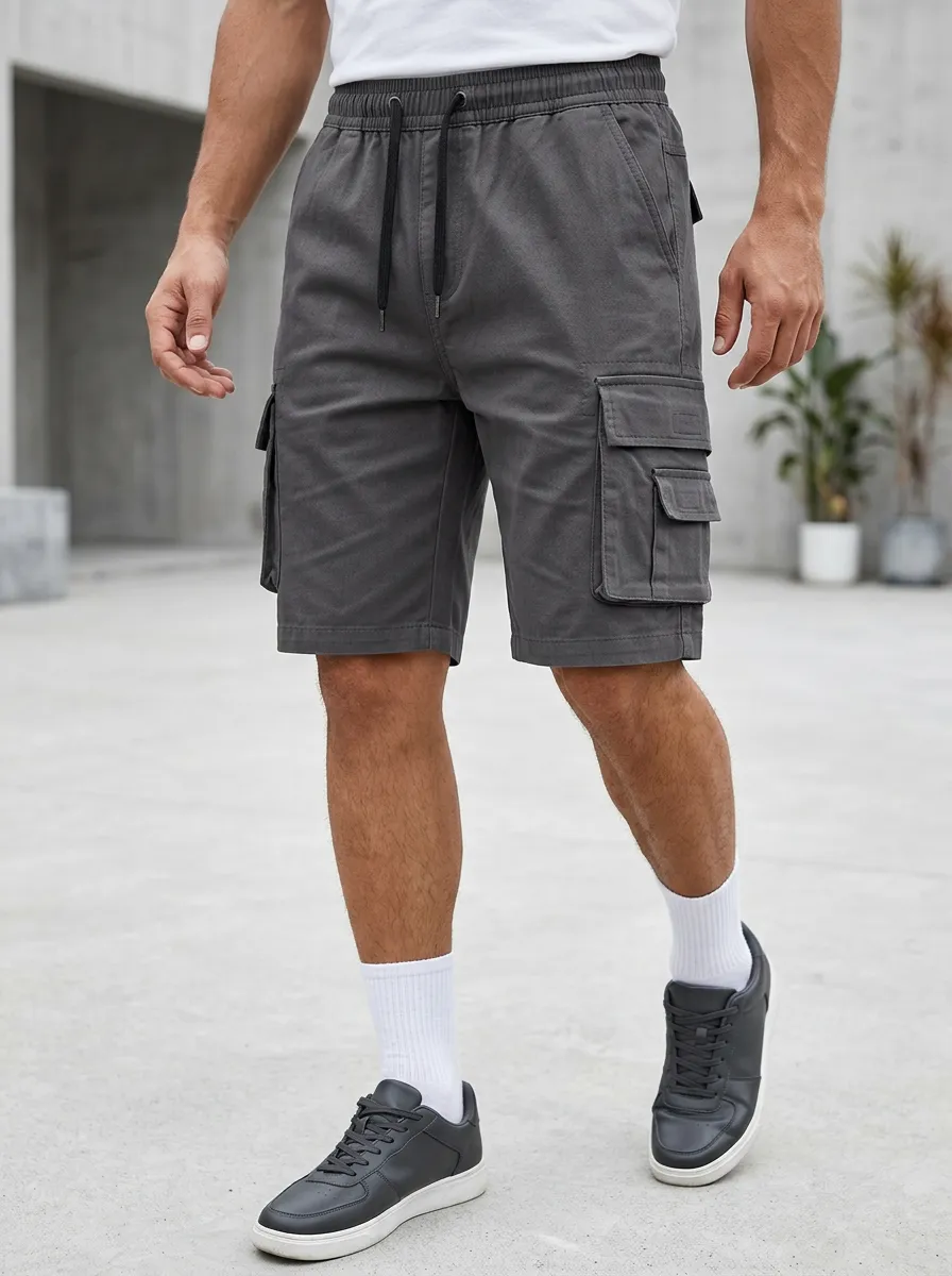 Everyday Multi-Pocket Casual Cargo Shorts