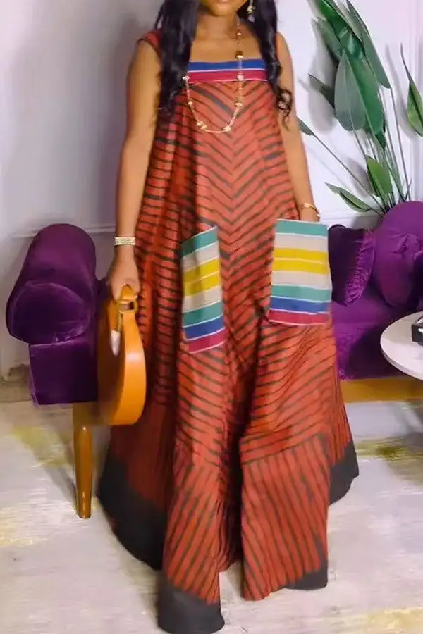 Pocket Wide-Leg Sleeveless Jumpsuit