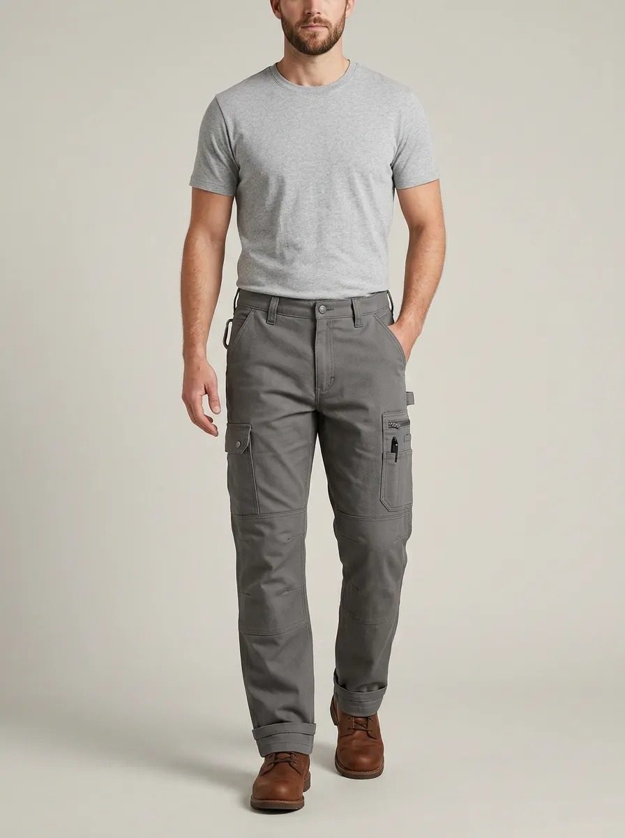 Men's Active Work Multi-Pocket Carpenter Work Pants
