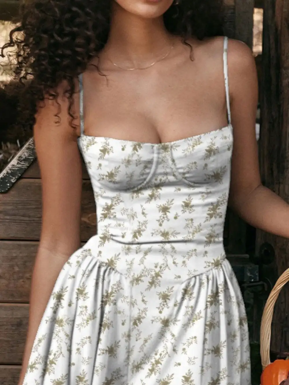 Ruched Sweetheart Neck Cami Dress