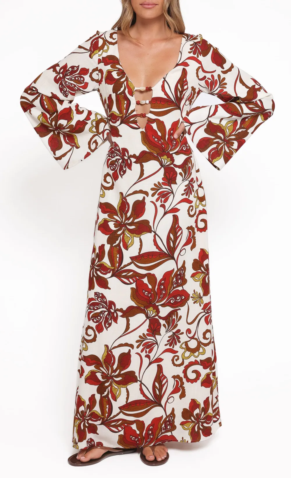 Rayon Bodycon Maxi Dress