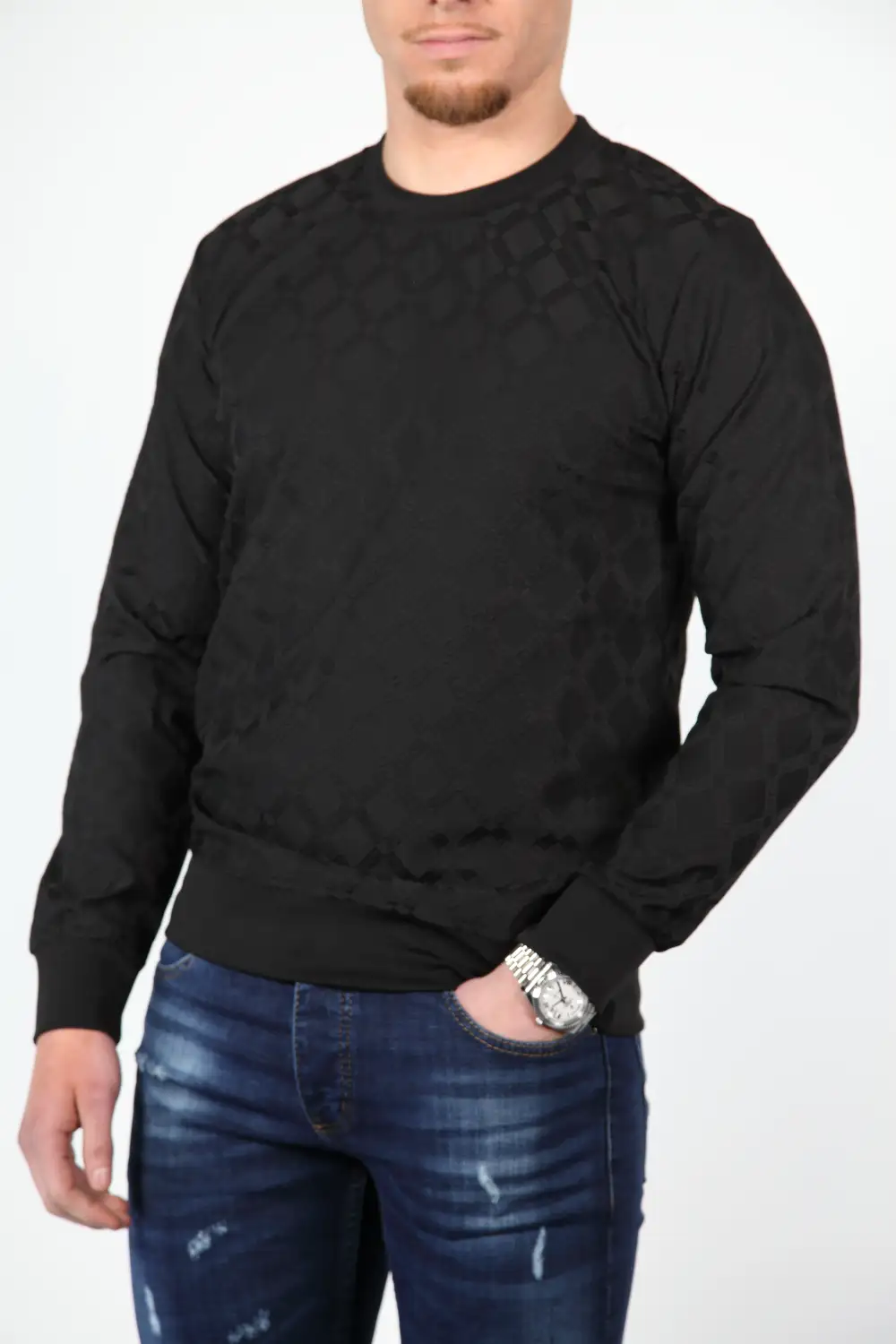 Slim Fit Refined Knit Sweater