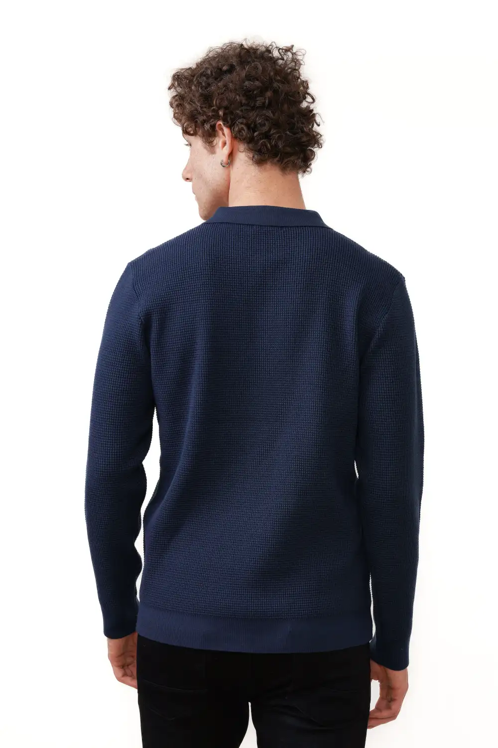 Refined Regular Fit Polo Collar Knit Polo Shirt