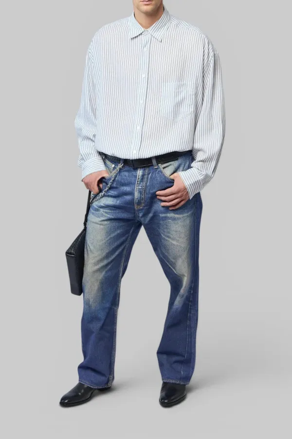 Modern Button Front Shirt