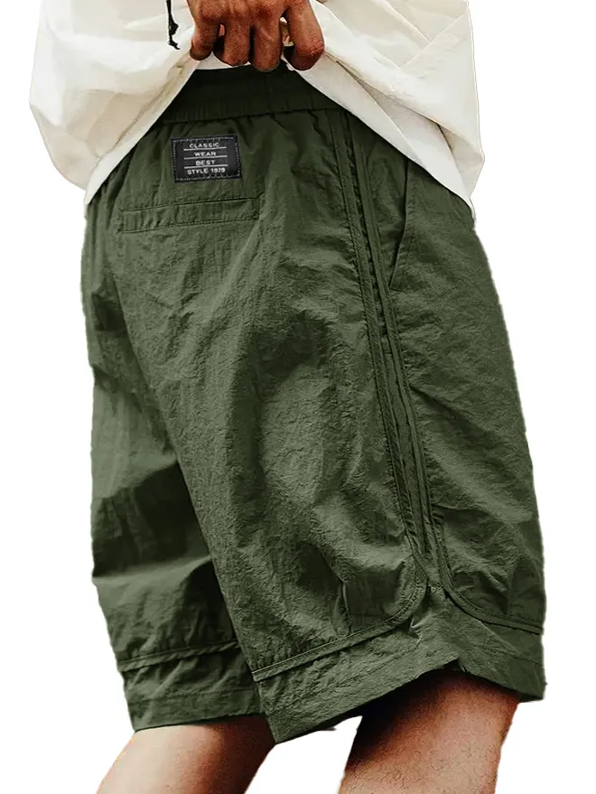 Seamed Detail Pocket Shorts