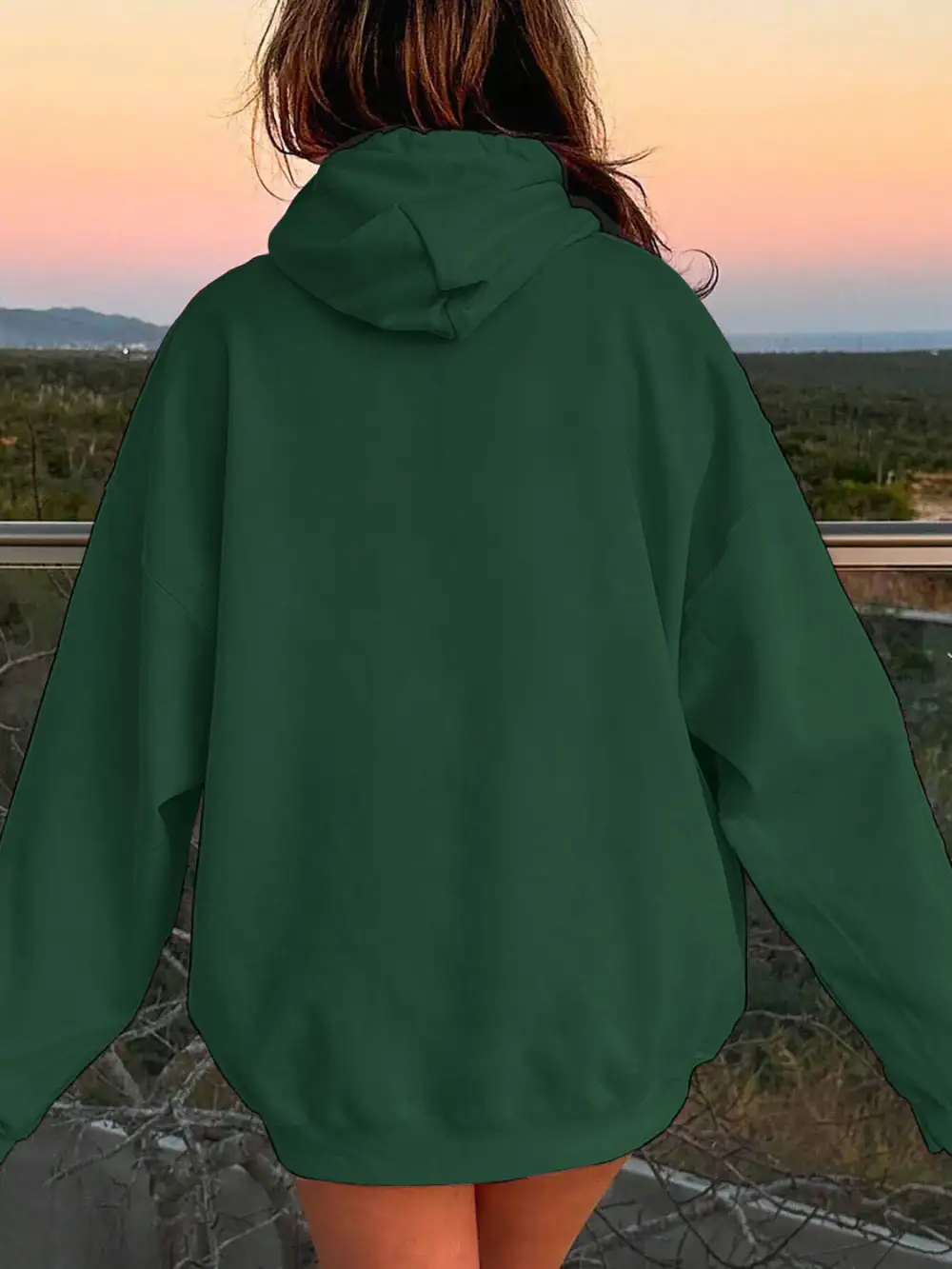 Refined Drawstring Pocketed Hoodie