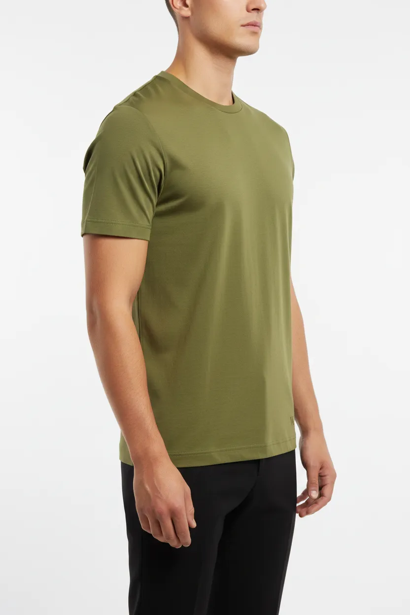 Classic Round Neck Crew Neck Cotton T-Shirt