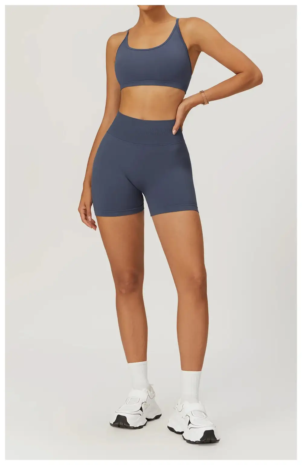 Seamless Yoga Set Gym Workout Fitness Sports Bra Leggings
