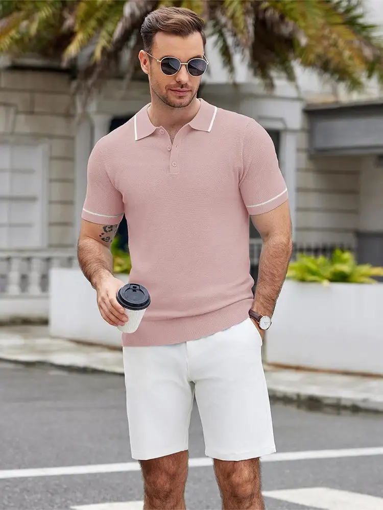 Leisure Knit Golf Polo Shirts