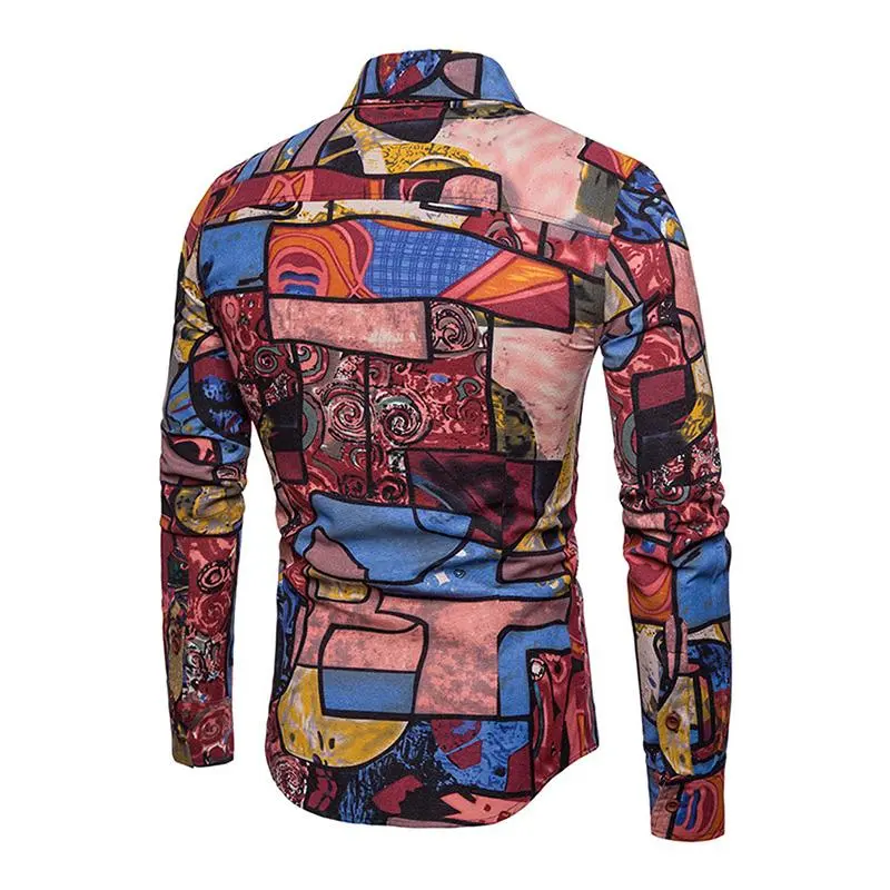 Textured Woven Printed Shirt