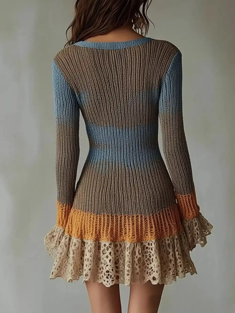 Elegant V Neck Casual Dress