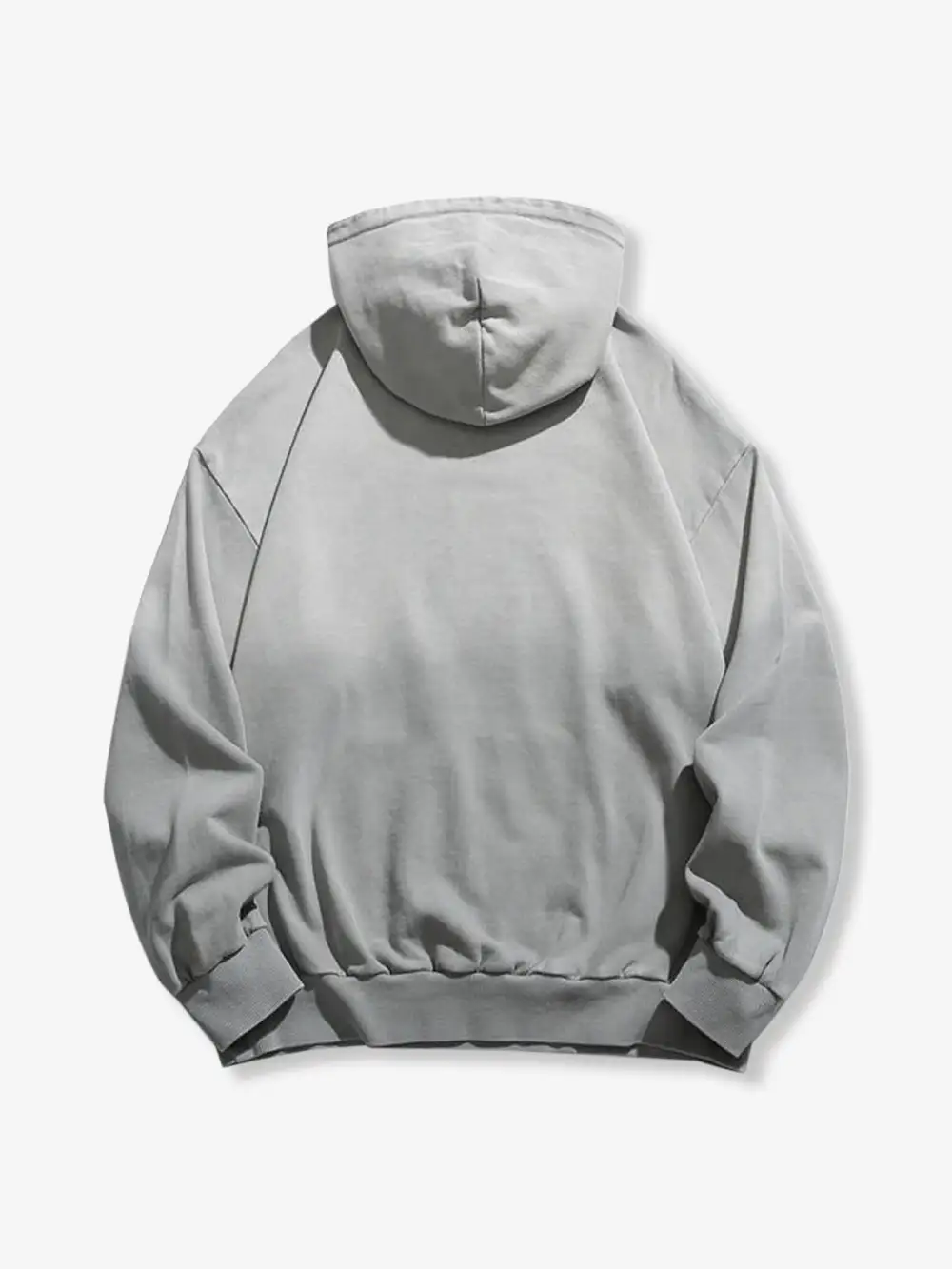 Abstract Print Gradation Wash Hoodie