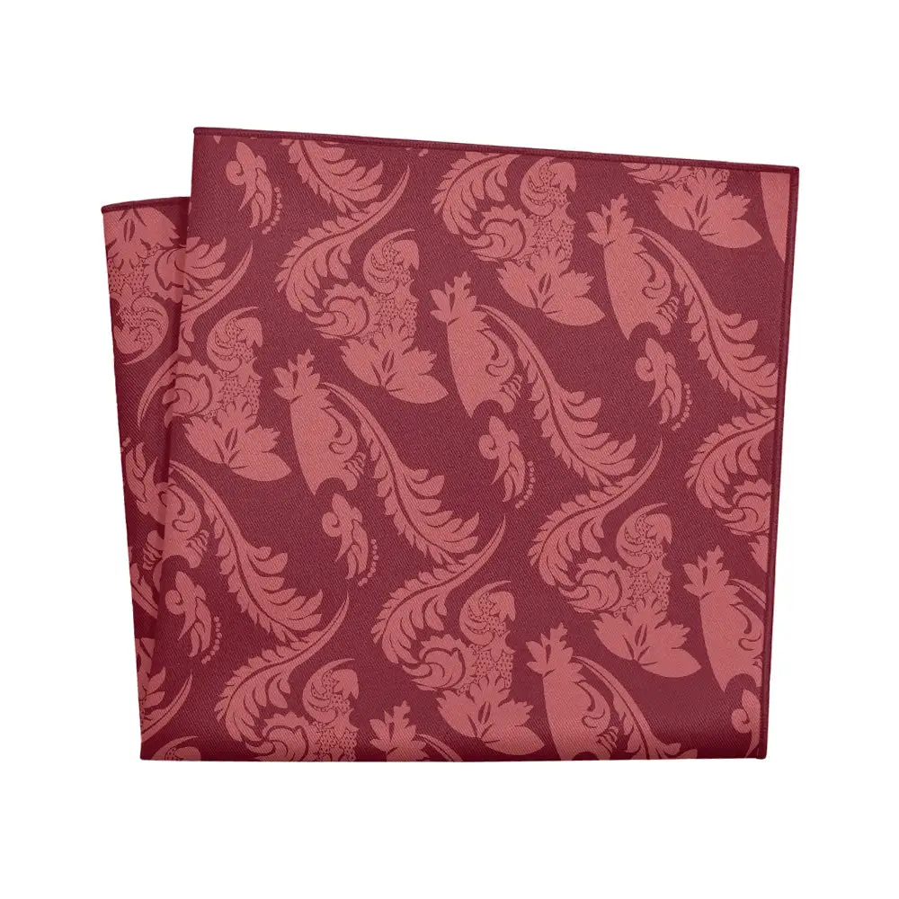 Distinctive Timeless Ornate Paisley Pocket Square