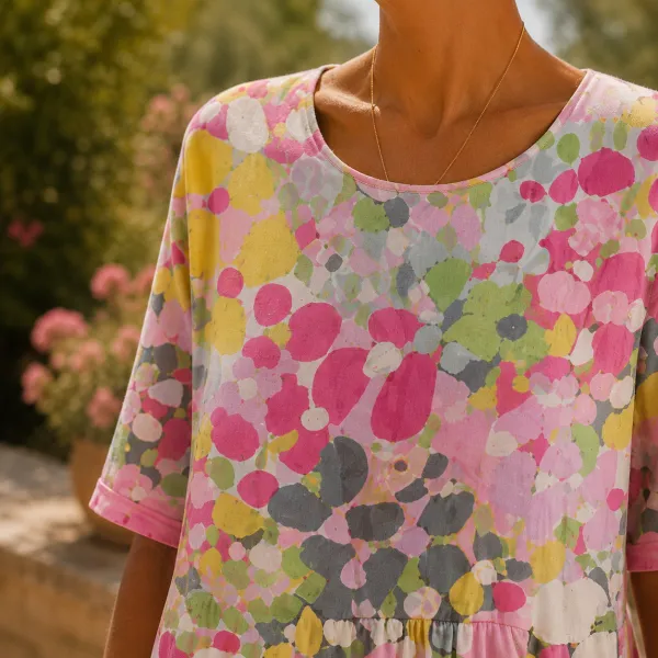 A-Line Relaxed Midi Dress