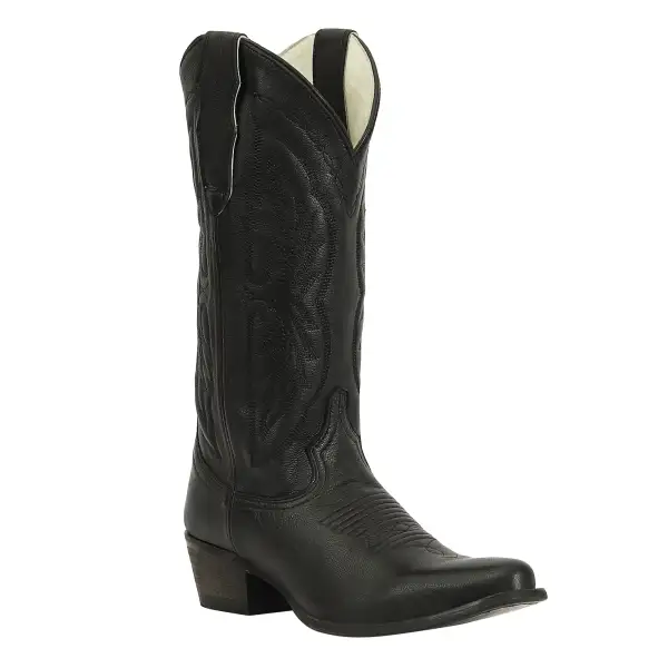 Durable Round Toe Men's Denim Boots