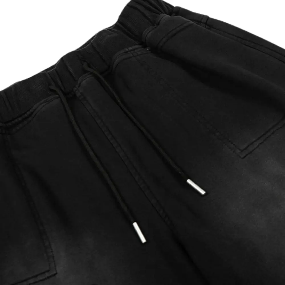 Washed Baggy Fit Wide Leg Men's Jogger Pants