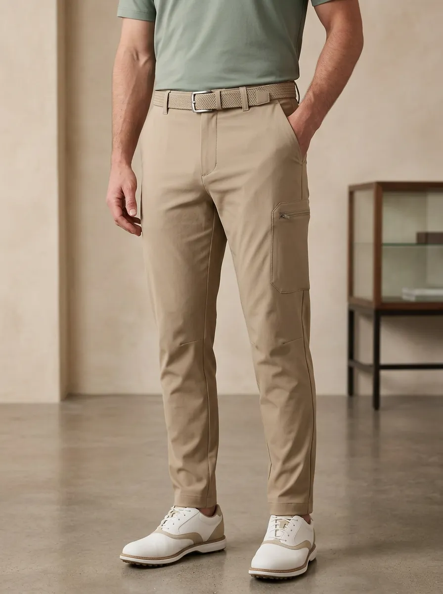 Modern Men'S Golf Lover Cargo Printed Trousers Performance Style