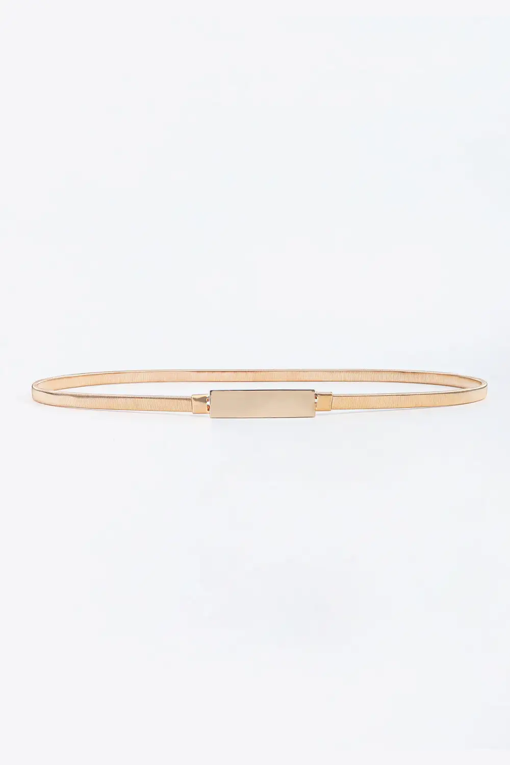 Slim Elastic Buckle Belt