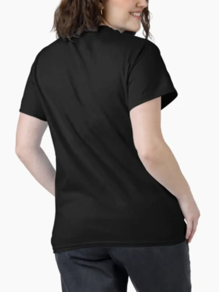 Women's Elegant Lily Floral Print Short-Sleeve Crew Neck T-Shirt