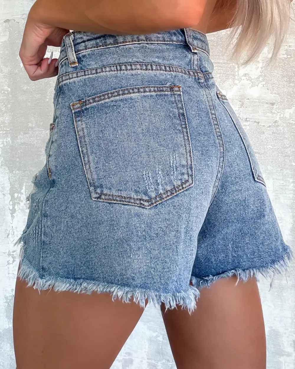 Contemporary Classic Denim Shorts