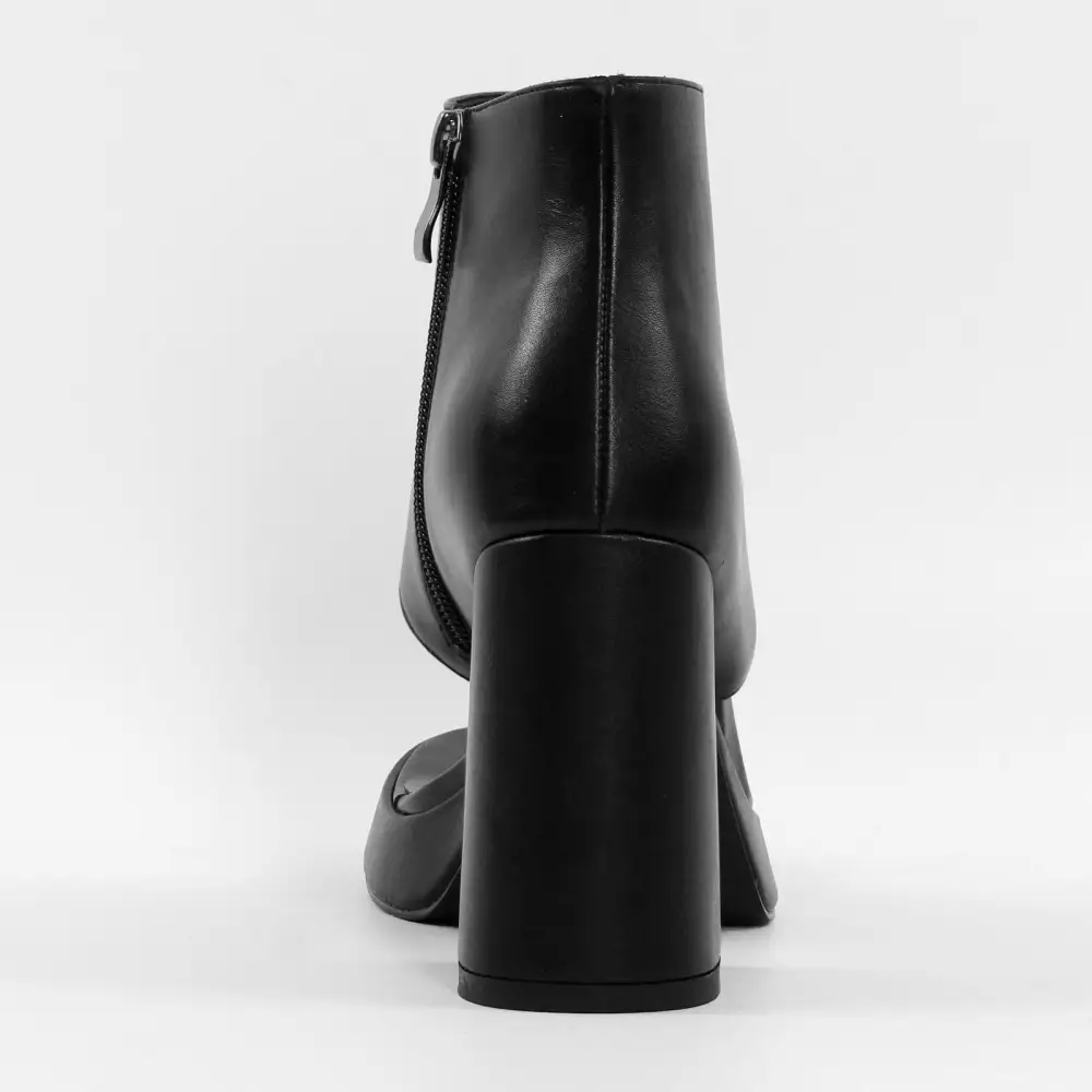Square Toe Flip-Flops Ankle Chunky Heel Sandals