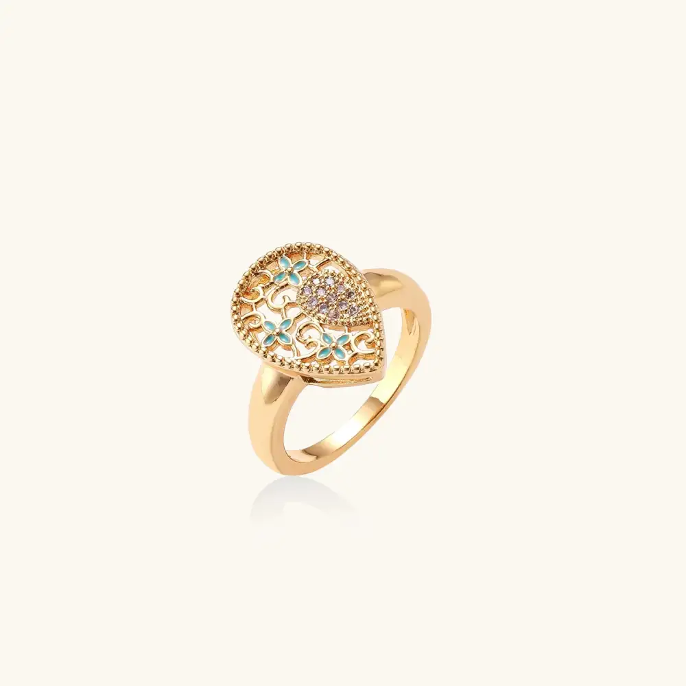 Sculptural Heart Ring