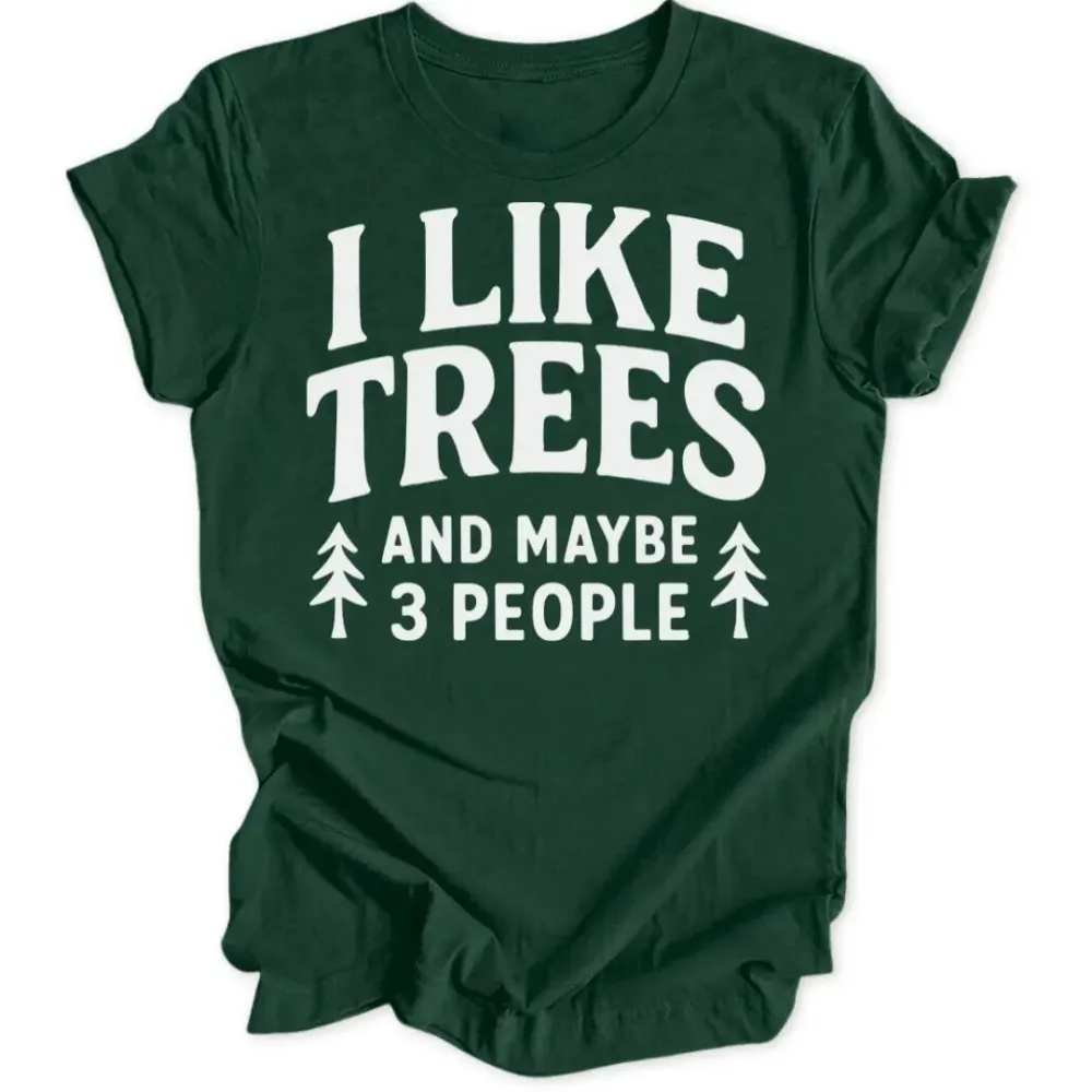 Trees 3 People Unisex T-Shirt