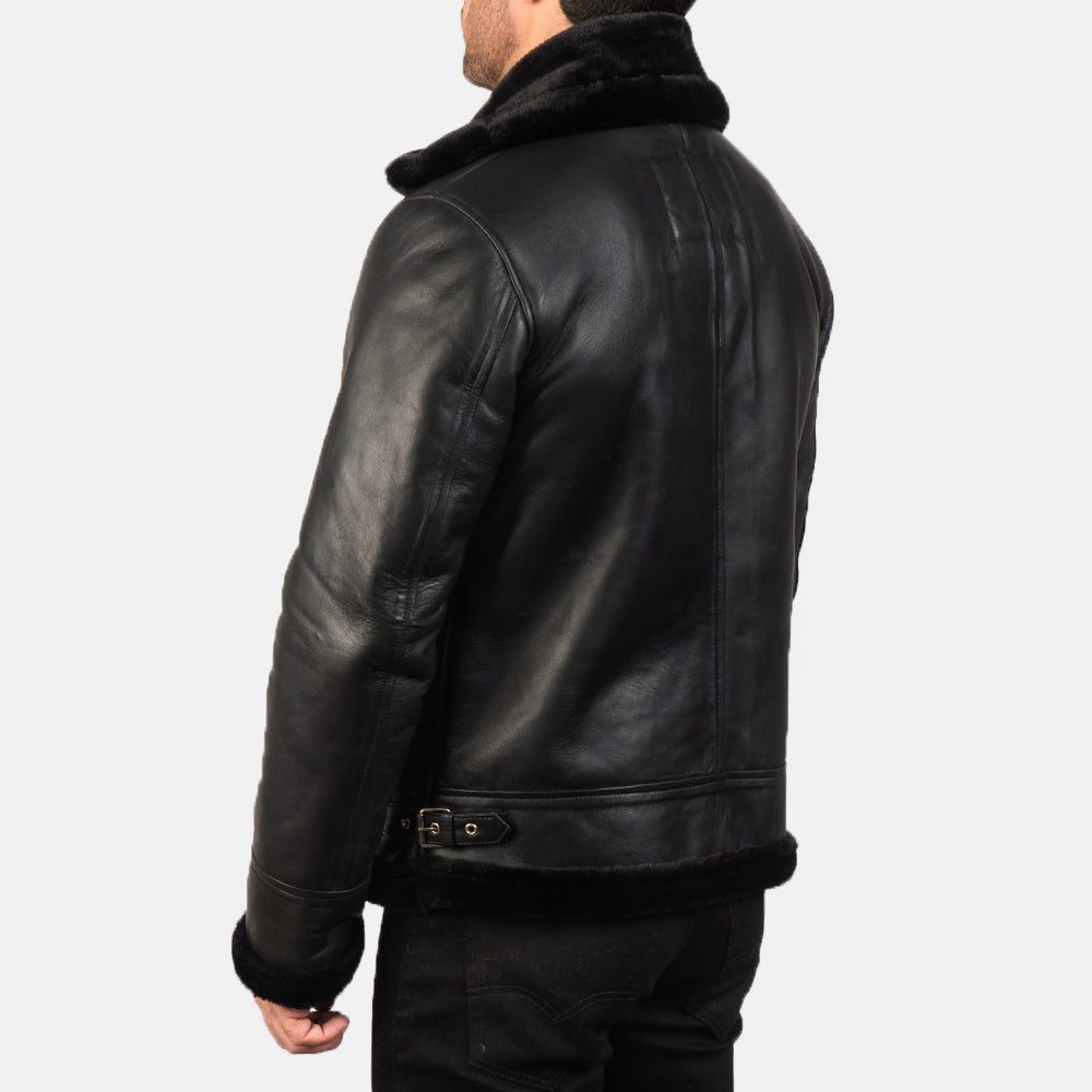 Men's Classic Heritage Bomber Leather Jacket