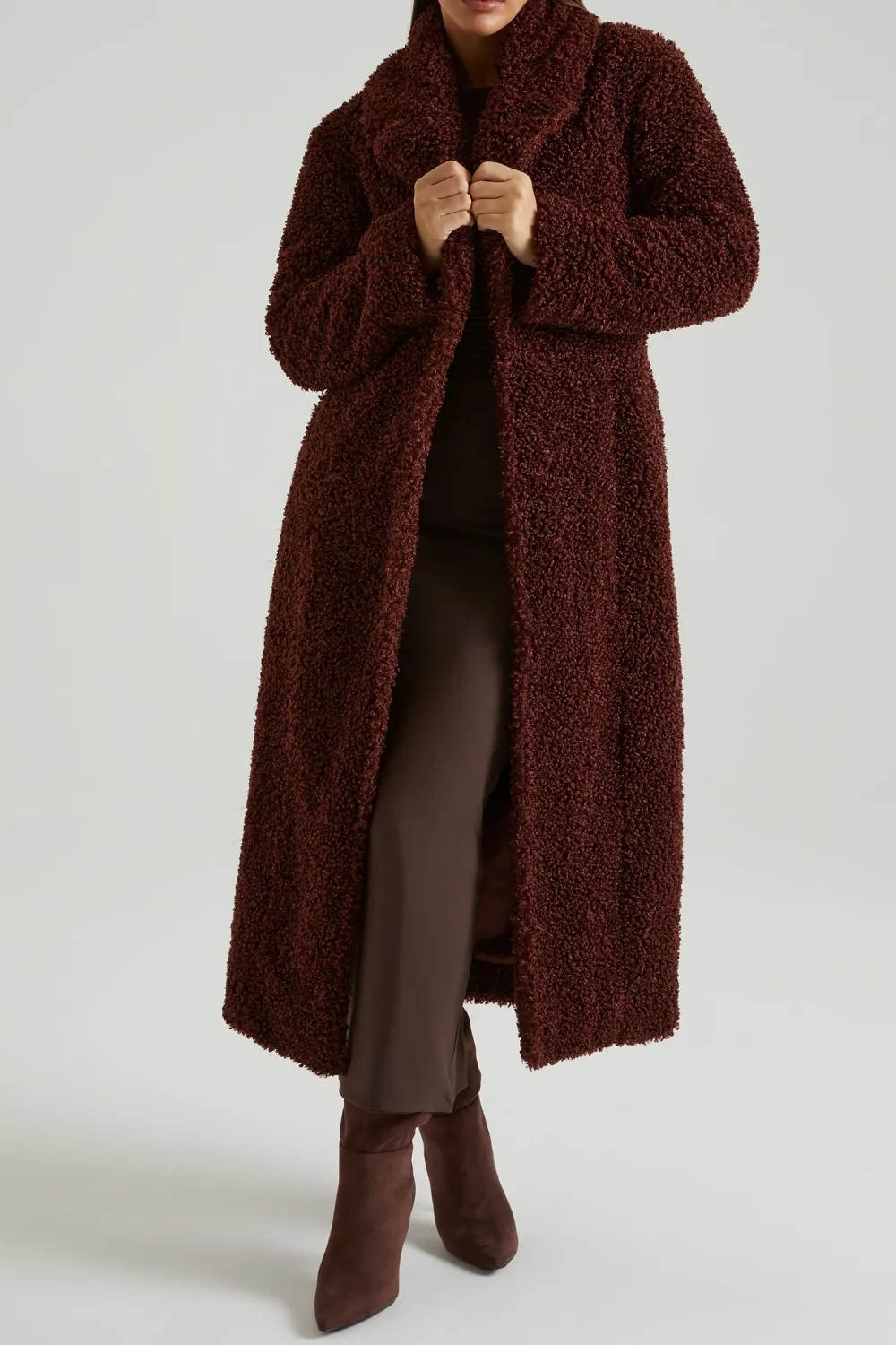 Soft And Wide Casual Long Warm Coat