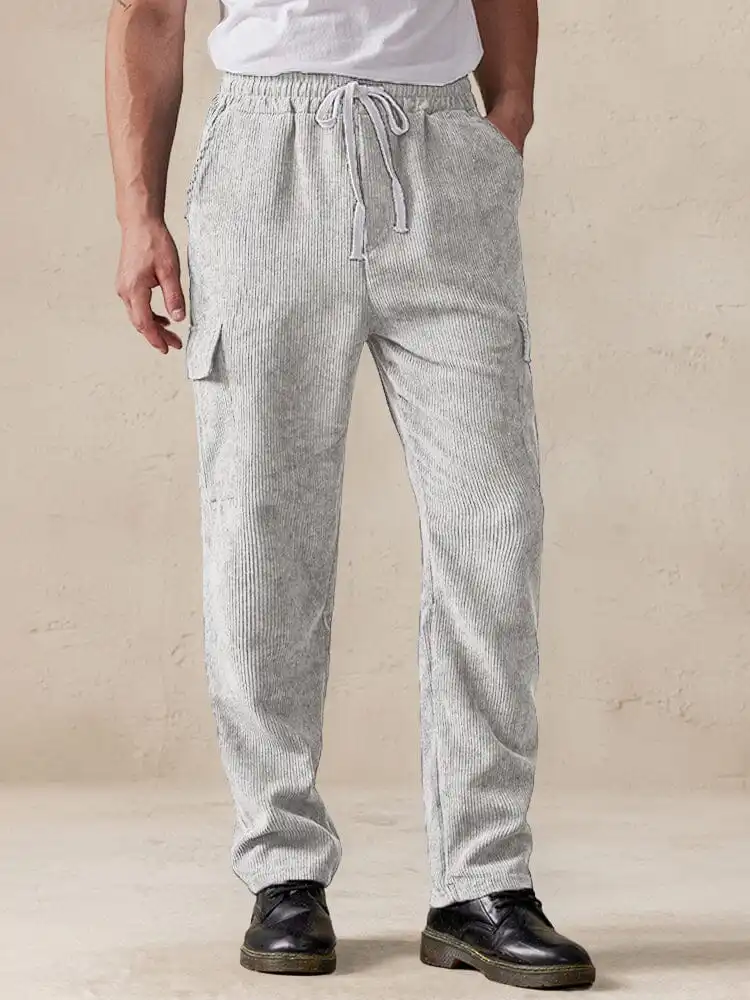 Streetwear Corduroy Pants