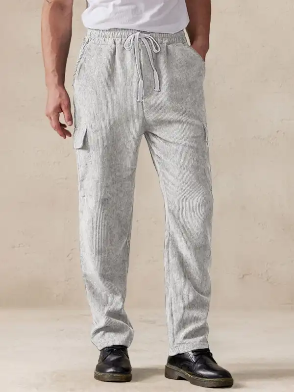 Streetwear Corduroy Pants